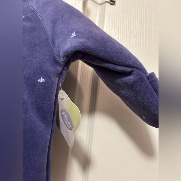 Brand New Winnie the Pooh Infant Disney 0-3 months Tigger jumpsuit winter velour - Picture 5 of 9